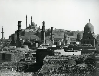 Cittadella e tombe dei califfi, Il Cairo, c.1880